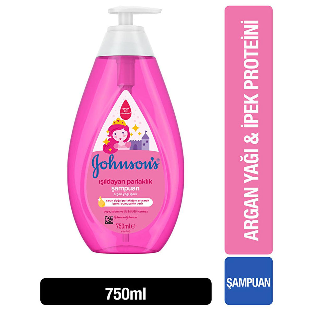 Johnson's Baby Shampoo with Argan Oil - Gentle, Sulfate-Free, 25.4 fl oz - Enhances Shine & Softness - view 2