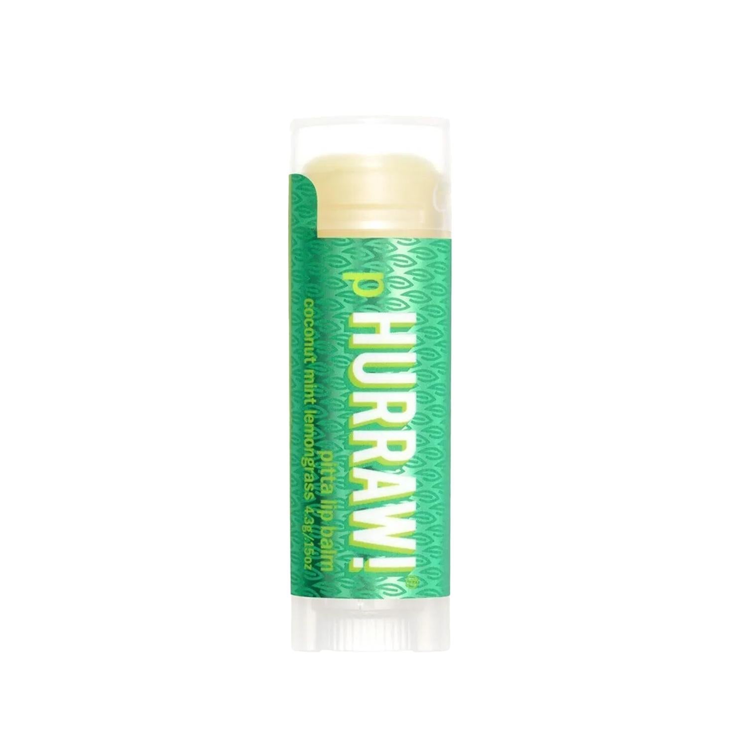 Hurraw Pitta Lip Balm with Coconut &amp; Lemongrass 4.8g