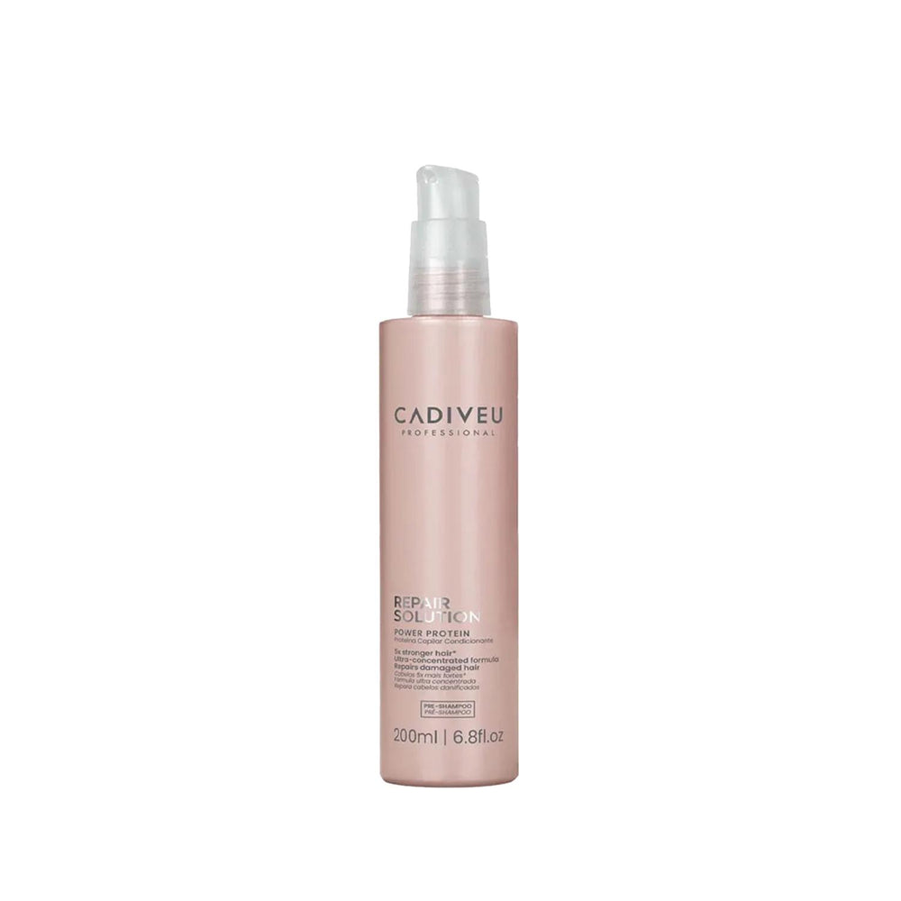 Cadiveu Repair Solution Power Protein Pre-Shampoo Treatment for Damaged Hair - 200ml, Nourishing Protein-Based Formula Cadiveu Repair Solution Power Protein Pre-Shampoo Treatment Cadiveu Repair Solution, Power Protein Shampoo, Pre-shampoo treatment, Hair repair product, Protein-based hair care, Hair care for damaged hair, Nourishing pre-shampoo, Hair repair treatment, Protein hair treatment, Hair care products, Damaged hair repair, Hair nourishment, Pre-shampoo care, Cadiveu hair products