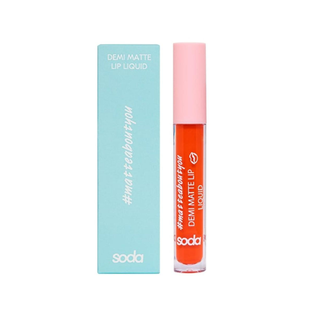 Soda Lip Liquid - Demi Matte Finish, Long Lasting Lip Color for Women - view 2