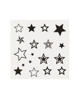 Nascita Temporary Tattoo Sticker - Stars Design, Easy to Apply & Remove, Non-Toxic Body Art Accessory - view 2