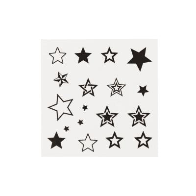 Nascita Stars Sticker: Easy Apply Temporary Star Tattoos for Kids & Adults - Body Art Stickers, 20 Count - image 4