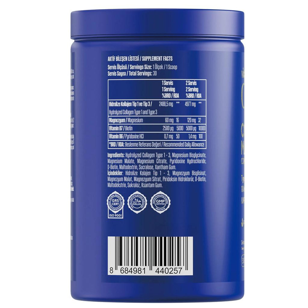 Vita Ceel Collagen Type I & III & Magnesium Complex - 30 Tablets