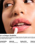 Cream Co. Lip Oil Gloss - Vanilla, Vegan & Nourishing Lip Care with Jojoba Oil & Vitamin E - view 2