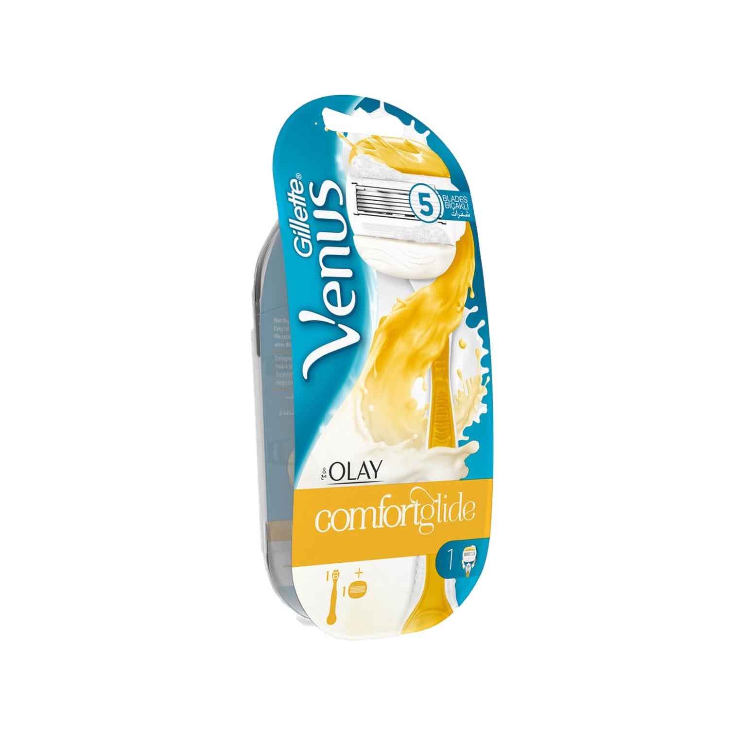 Gillette Venus Olay Comfortglide Women's Razor - Smooth Shaving, Moisturizing, Reduced Irritation Gillette Venus Olay Comfortglide Razor - Smooth & Moisturizing Women's razor, Gillette Venus, Comfortglide, Olay, Female shaving, Smooth shaving, Moisturizing razor, Reduced irritation, Personal grooming, Women's grooming, Shaving essentials