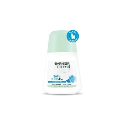 Garnier Mineral Clean & Fresh Roll-On Deodorant for Women - 48-Hour Odor & Wetness Protection with Tea Tree Oil & Mineral Absorbent, Alcohol-Free Garnier Roll-On Deodorant: 48H Protection & Tea Tree Oil roll-on deodorant, 48-hour deodorant, tea tree oil deodorant, mineral deodorant, alcohol-free deodorant, women's deodorant, long lasting deodorant, odor protection, wetness protection, garnier deodorant, deodorant, women's hygiene, personal care, tea tree oil, mineral absorbent, fast drying, alcohol-free, se