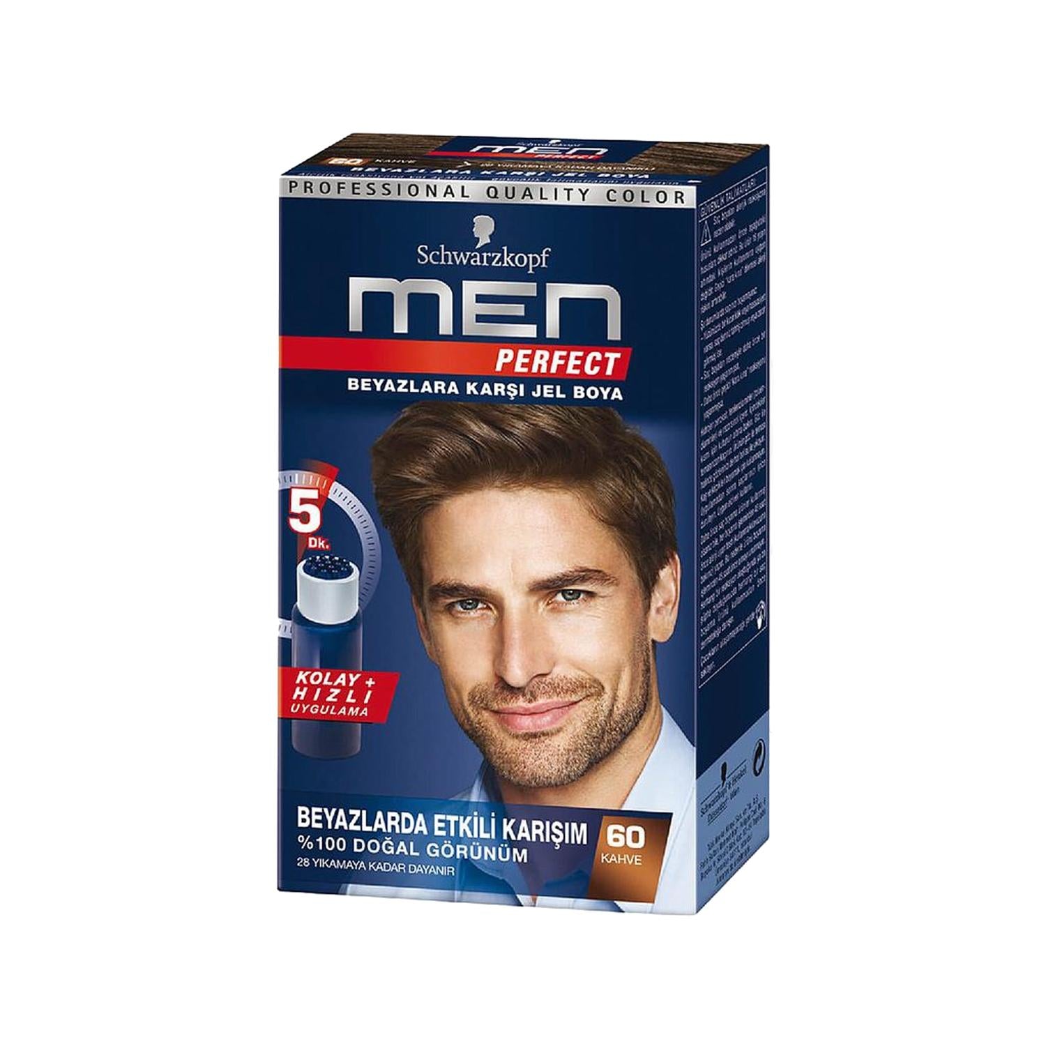 Schwarzkopf Men Perfect Gel Color 60 Natural Brown