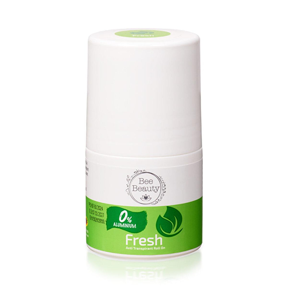 Bee Beauty Aluminum-free Anti-Transpirant Roll On Fresh Scent - Natural Deodorant for Body Odor Prevention, - Face Serum