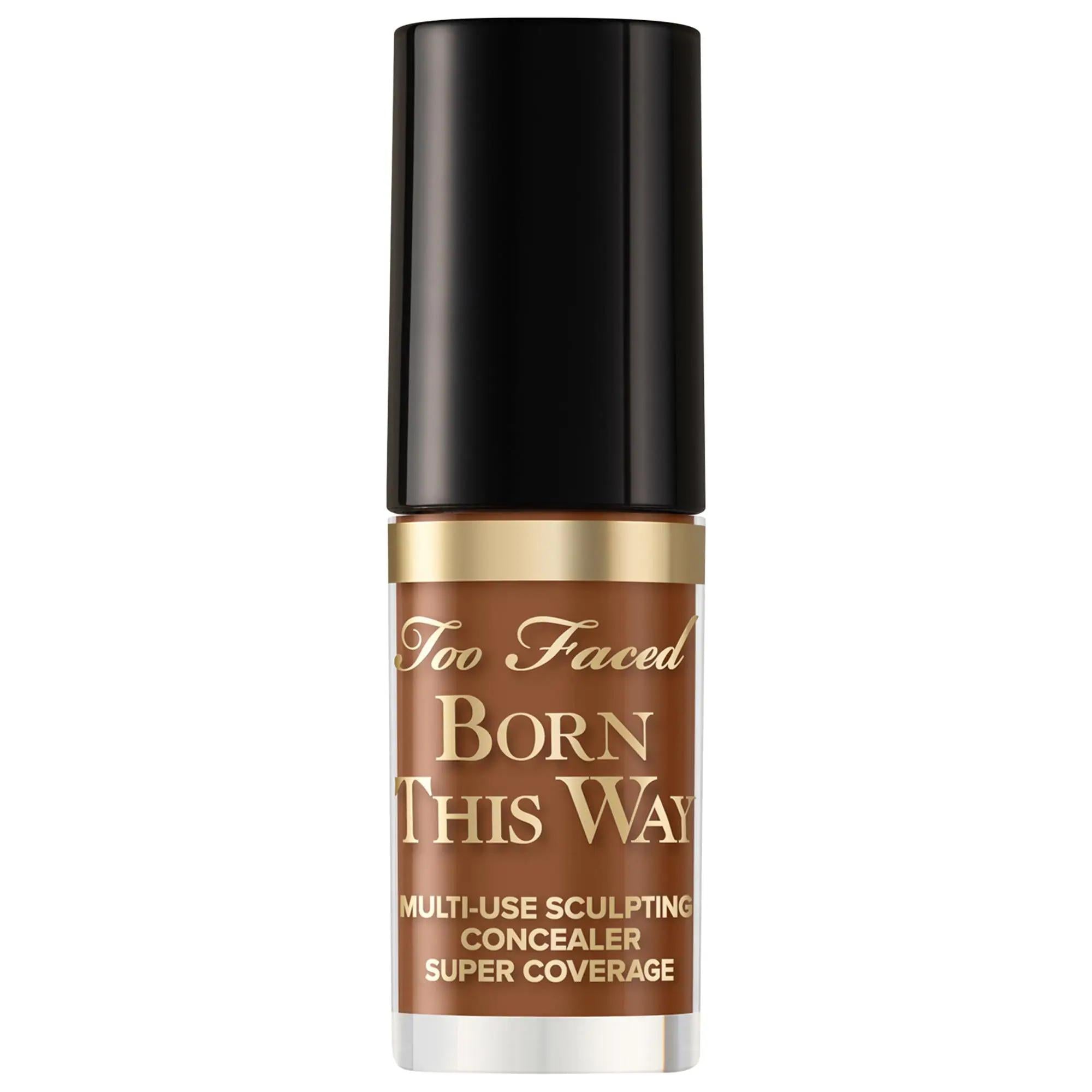 Born This Way Mini Super Coverage Multi-Use Concealer: Full Coverage, Hydrating, Vegan, Cruelty-Free, Natural Finish for Flawless Skin Born This Way Concealer: Full Coverage, Natural Finish, Vegan full coverage concealer, natural finish concealer, hydrating concealer, vegan concealer, cruelty-free concealer, multi-use concealer, long wearing concealer, Born This Way concealer, concealer for flawless skin, buildable concealer, concealer, makeup, cosmetics, mini size makeup, full coverage, natural finish, hyd