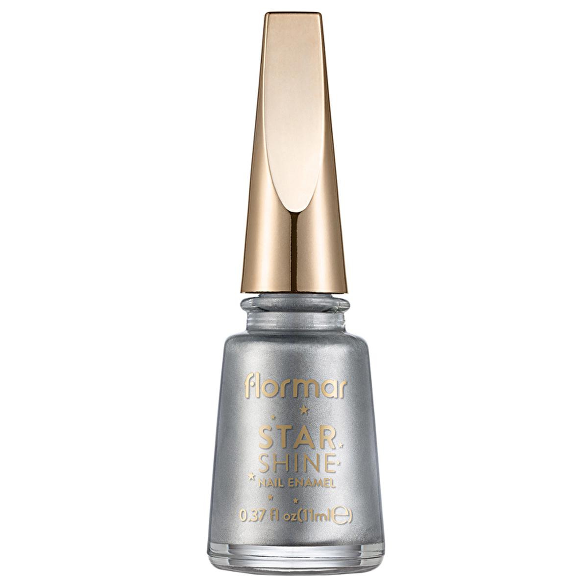 flormar star shine nail polish 001 mirror on the wall, metallic gray nail polish by flormar Flormar Star Shine Nail Polish - Mirror On the Wall | Gray Flormar Star Shine Nail Polish - 001 Mirror On the Wall flormar, nail-polish, metallic-nail-color, high-pigment, nail-art, fashion-nail-polish, long-lasting, teenagers, fashion-enthusiasts, ai-generated