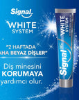 Signal White System Original Whitening Toothpaste - Natural Whitening Ingredients, Gentle on Teeth & Gums - 2.54 fl - view 3