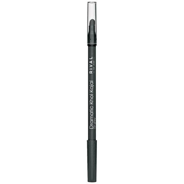 Rival de Loop Eyeliner Khol Kajal - Gri No:02, Smokey Eyes Makeup, Dermatologically Tested Rival de Loop Eyeliner Khol Kajal - Gri No:02 for Smokey Eyes Eyeliner, Kajal, Smokey Eyes Makeup, Dermatologically Tested Cosmetics, Gri Eyeliner, Makeup Essentials, Eye Makeup, Cosmetic Products, Sensitive Skin Friendly, Smokey Eyes Look, Eye Shape Enhancement, Soft Texture Eyeliner, Gray Eyeliner, Makeup for Sensitive Eyes