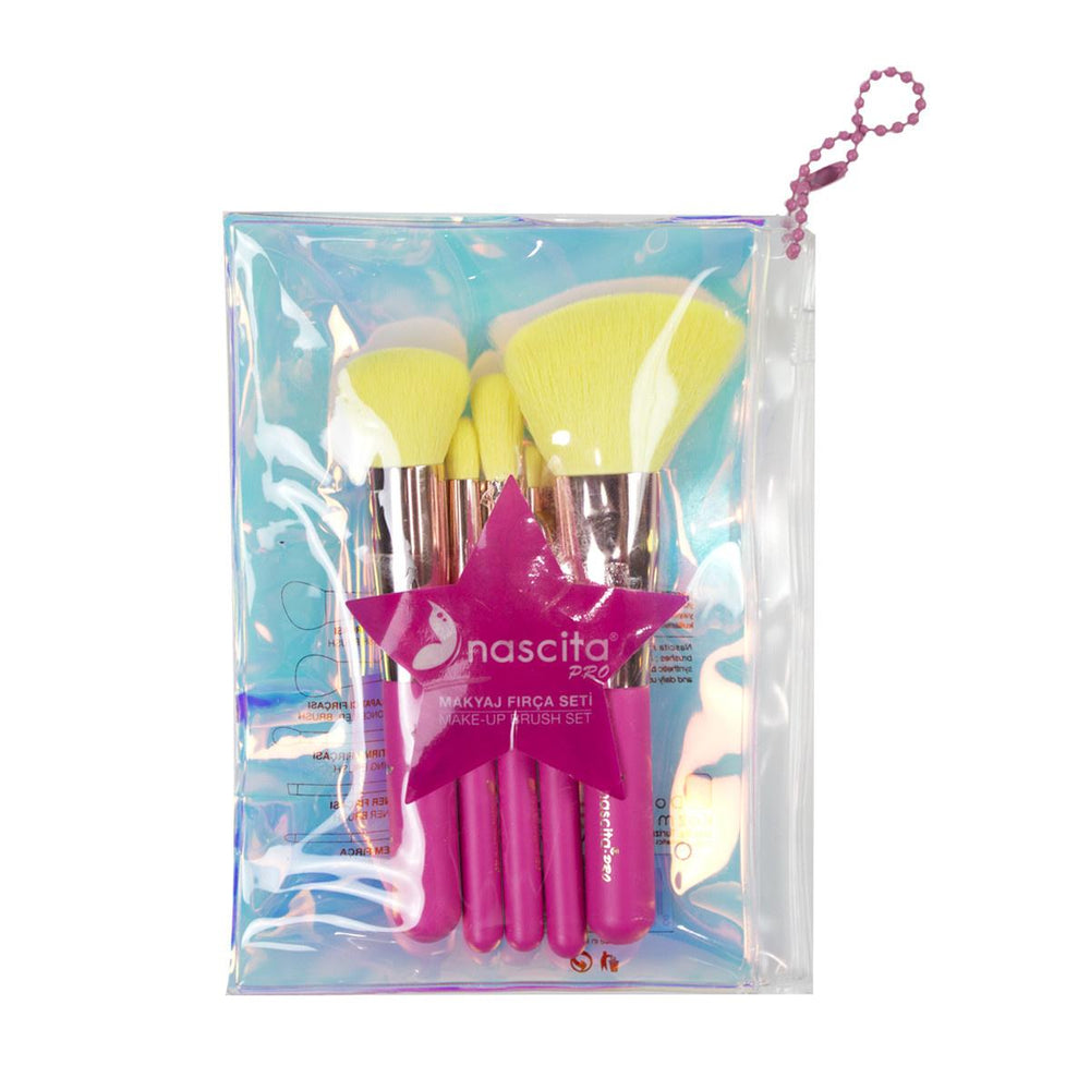 Nascita 5-Piece Makeup Brush Set - Professional Travel Makeup Brushes for Everyday Use - view 2