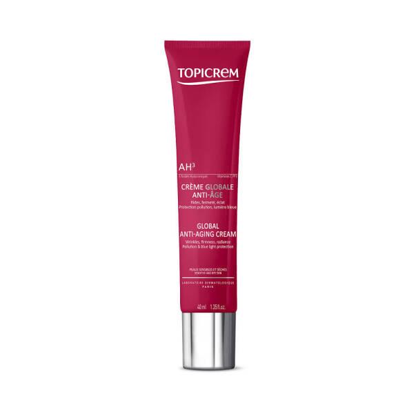 Topicrem AH3 Anti-Aging Cream for Dry Skin - Hydrating, Anti-Wrinkle, and Brightening - 1.35 fl oz - Face Cream