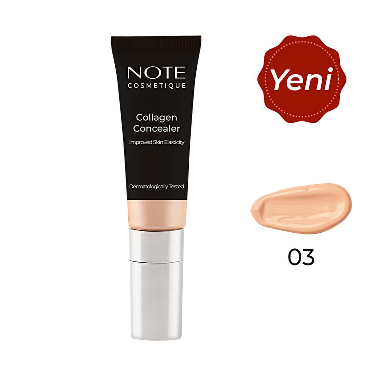 note-collagen-concealer-03-product-image-1, note-collagen-concealer-03-swatches, note-collagen-concealer-03-packaging Note Collagen Concealer 03 - Soft Creamy Formula for Flawless Skin | Ideal for Makeup Users & Beauty Enthusiasts Note Collagen Concealer 03 - Soft Creamy Formula note, collagen-concealer, makeup, beauty, skincare, moisturizing, anti-aging, flawless-skin, ai-generated, multitasking