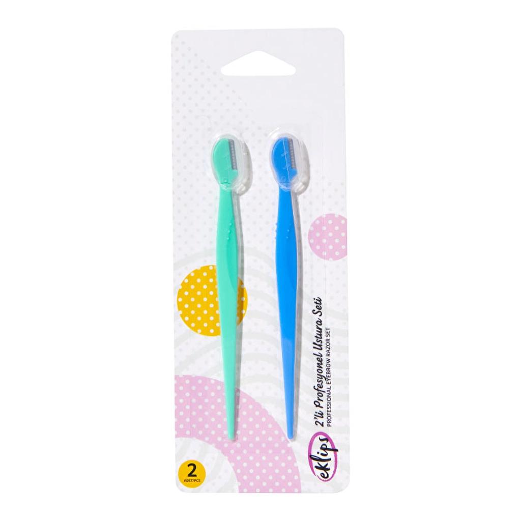 Eklips Professional Face &amp; Eyebrow Razor Set 2-Pack