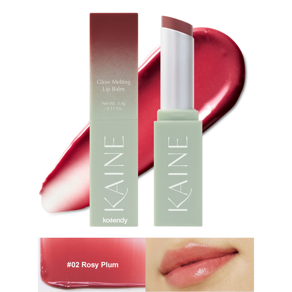 Kaine Glow Melting Lip Balm Rosy Plum 3.7g
