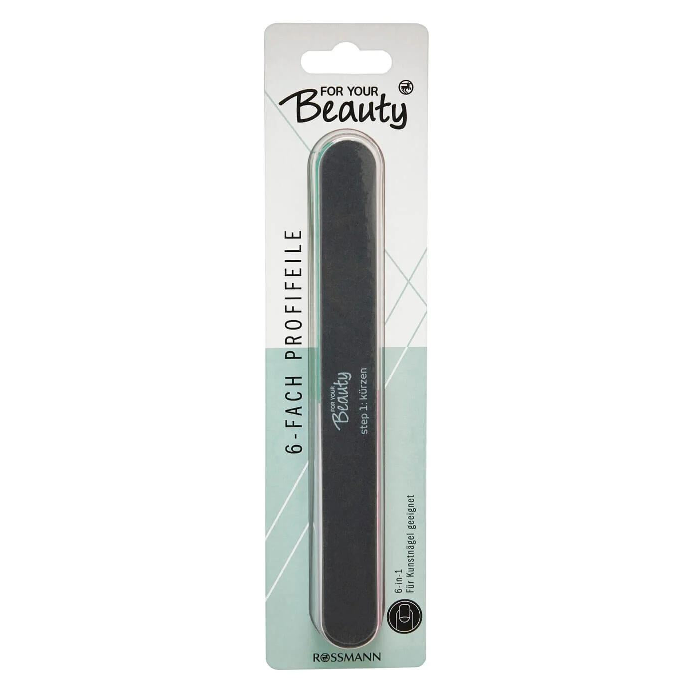 For Your Beauty 6-in-1 Professional Nail Buffer &amp; File