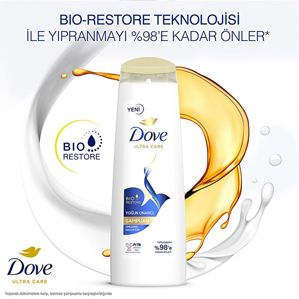 Dove Intensive Repair Hair Care Set - Nourishing Shampoo and Conditioner Duo for Damaged Hair - view 7