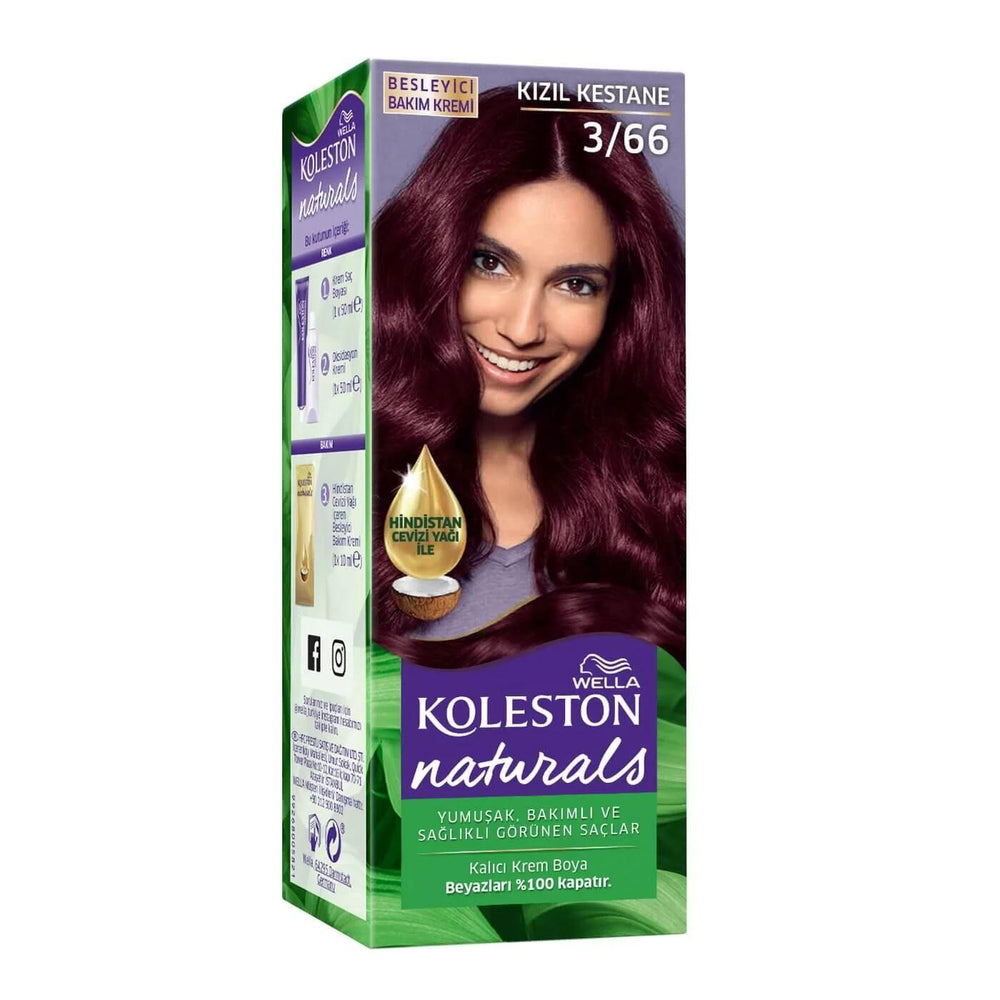 Koleston Naturals Hair Dye 366 Red Chestnut 115 ml