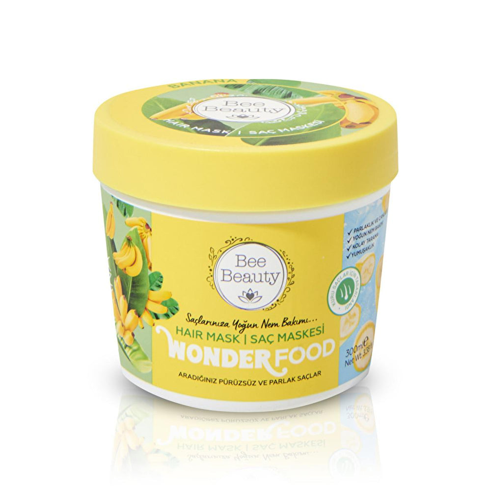 Bee Beauty Banana Crush Hair Mask - Deep Conditioning for Dry Hair | 300 ml - Hair Mask