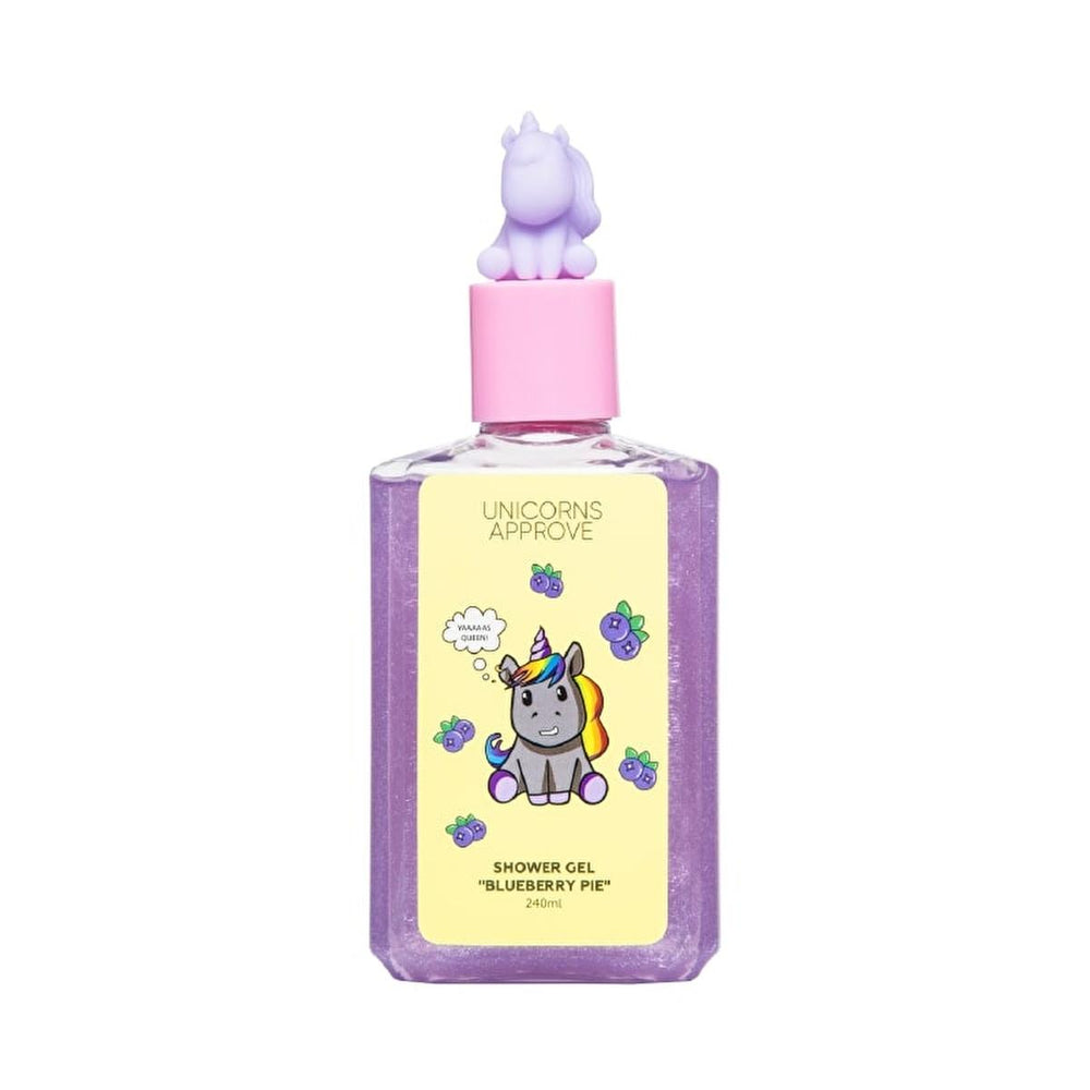 Soda Unicorns Approve Unicorn Shower Gel - Sparkly, Ice Cream Scented, Fun for Kids - 8.12 fl oz - Shower Gel