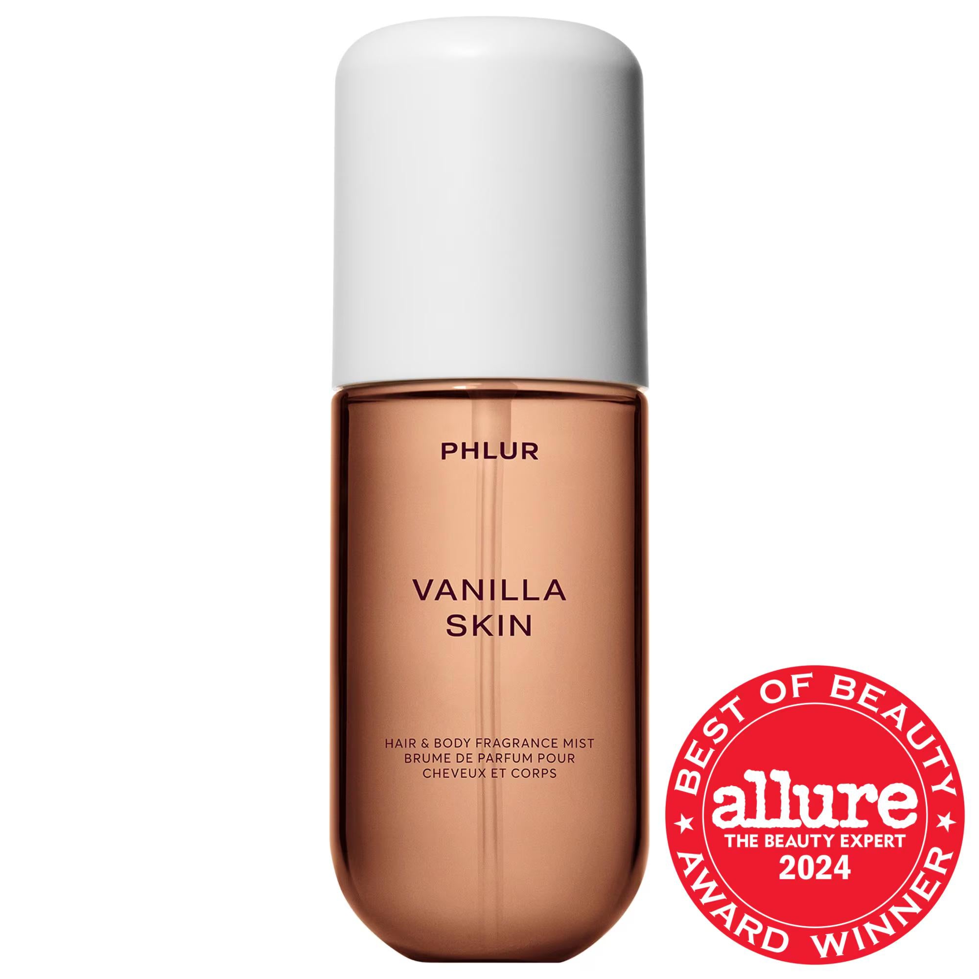 Mini Vanilla Skin Body & Hair Fragrance Mist - Luxurious Warm & Spicy Scent, Clean Beauty Product Mini Vanilla Skin Fragrance Mist - Luxurious Warm & Spicy fragrance mist, vanilla scent, warm and spicy fragrance, clean beauty products, gourmand fragrance, body and hair fragrance, luxurious scent, sensual fragrance, CLEAN at Sephora, Allure Best of Beauty award winner, women's fragrance, body mist, hair mist, warm & sweet gourmands, sugar crystals, cashmere wood