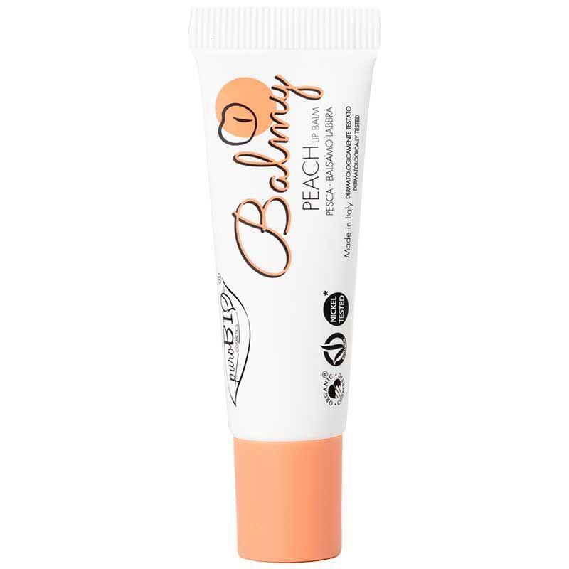 PuroBio Balmy Peach - Organic Lip Balm | 10ml - Lip Balm