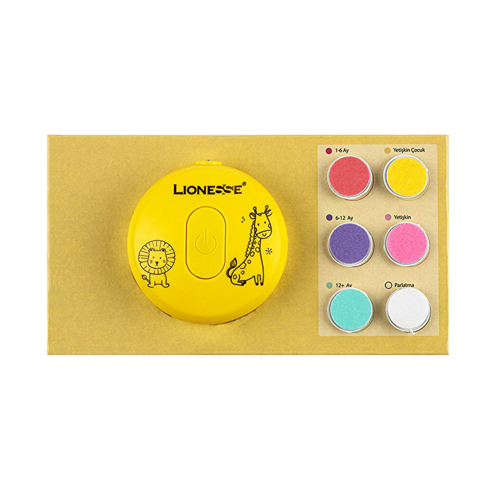 Lionesse Battery-Powered Nail File 2029 - Portable, Ergonomic Nail Care Tool for All Ages - Beauty Accessories