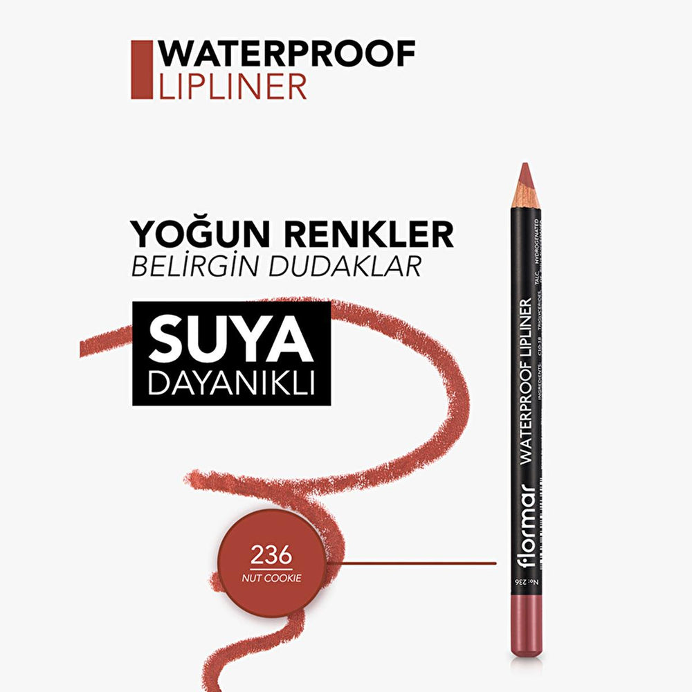 Flormar Mat Dudak Kalemi - Suya Dayanıklı, Yüksek Pigmentli Lip Liner - view 3