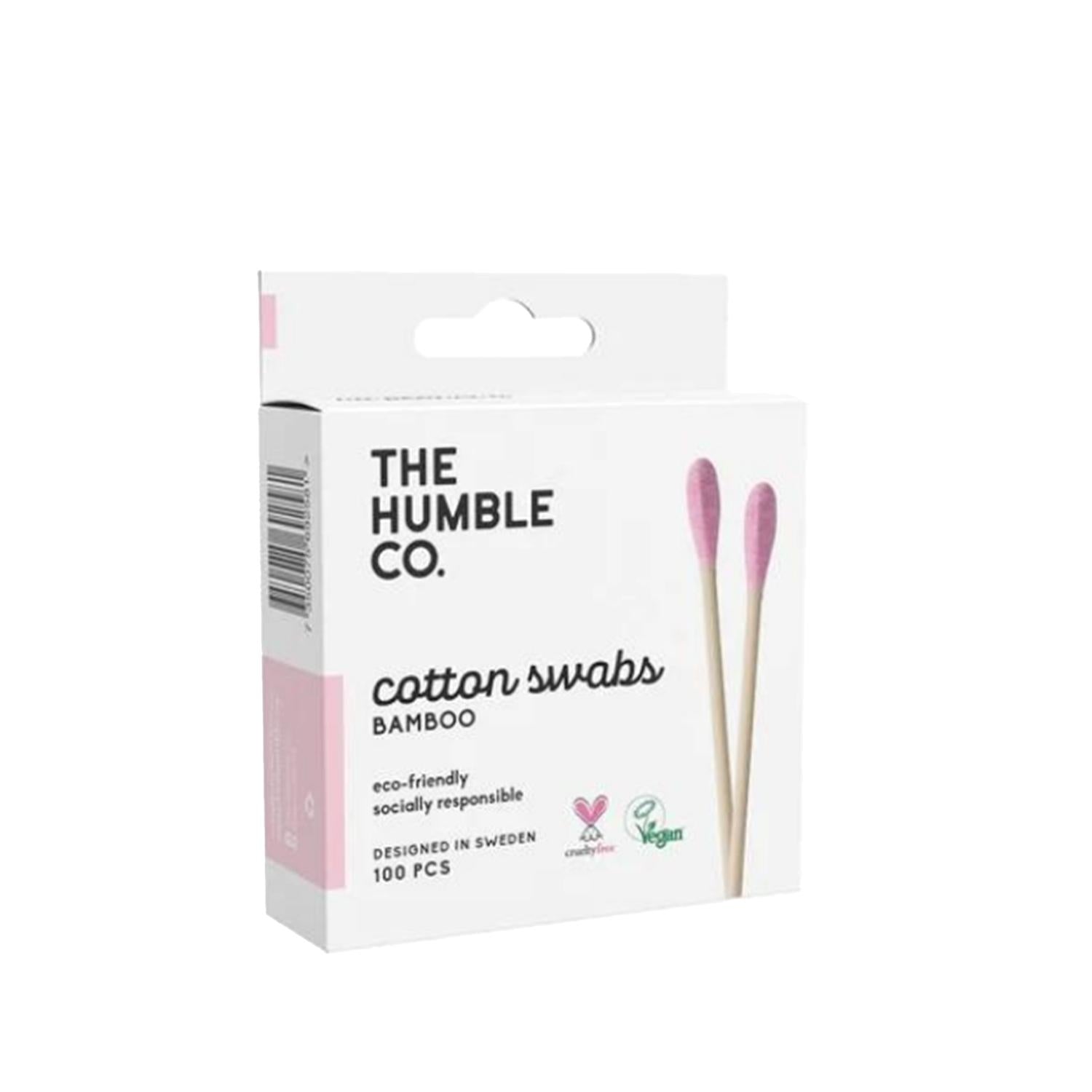 The Humble Co Cotton Swabs - 100 Count Pink, Gentle Ear Cleaning for Sensitive Ears The Humble Co Cotton Swabs - Gentle Ear Cleaning cotton swabs, ear cleaning, The Humble Co, pink cotton swabs, 100 count cotton swabs, gentle ear cleaning, hygiene products, ear care, sensitive ears, health and hygiene, personal care, bathroom essentials, travel accessories, gifts for her, gifts for him, family hygiene