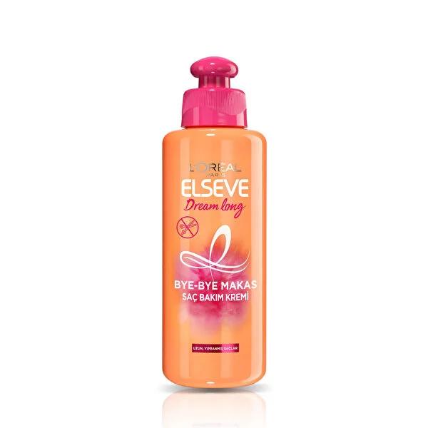 Elseve Hair Care Cream - Keratin Enriched, Vitamin & Castor Oil for Stronger Hair Elseve Hair Care Cream - Keratin & Vitamins hair care cream, keratin hair treatment, vitamin enriched hair product, castor oil hair benefits, Elseve Dream Long Bye-Bye Makas Saç Bakım Kremi, hair nourishment, hair strengthening, natural hair care, hair repair, healthy hair growth