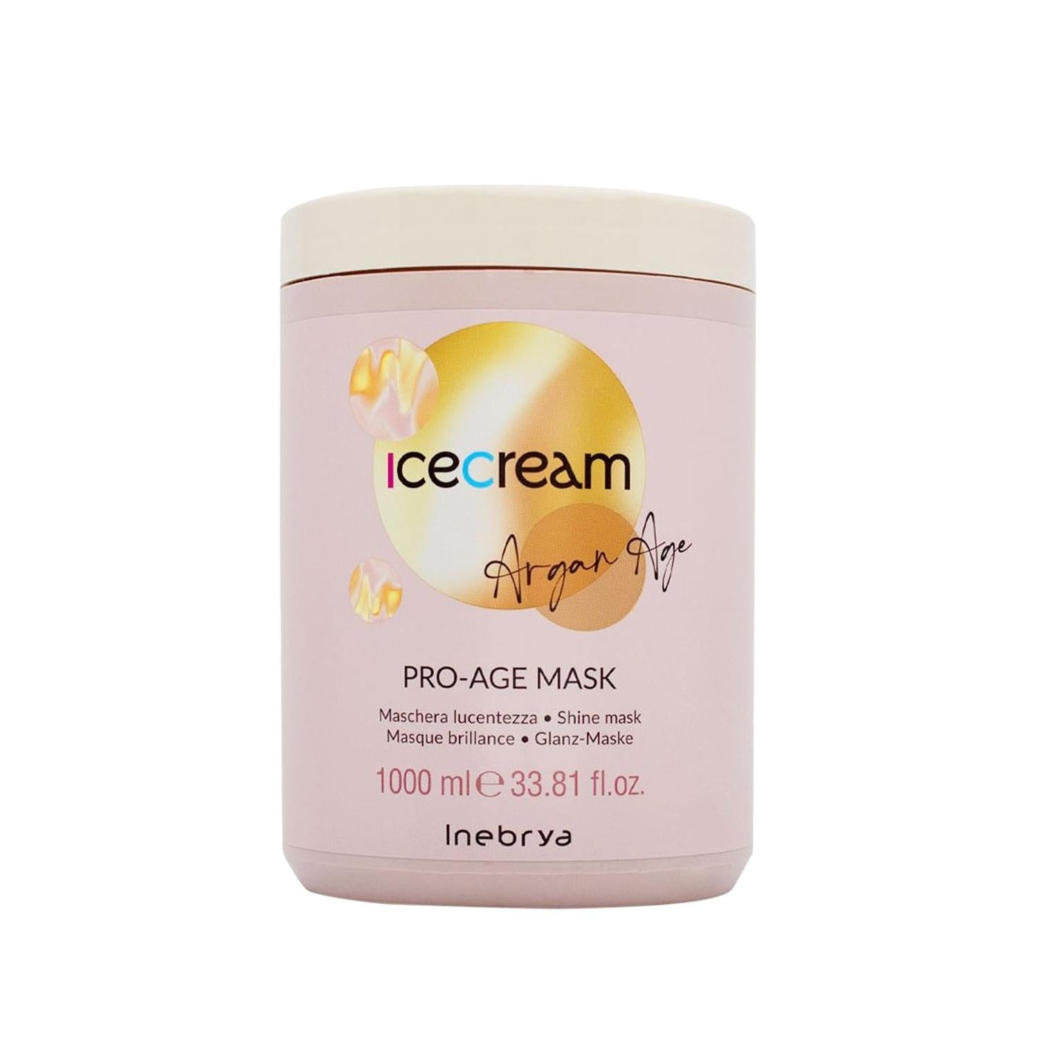 Inebrya Hair Care Mask - Argan Oil Nourishing Treatment for Shine & Moisture, Pro-Age Formula, 1000ml Inebrya Argan Oil Hair Mask for Nourished Hair Hair care mask, Argan oil hair treatment, Pro-age hair care, Nourishing hair mask, Shine enhancing hair product, Hair nourishment, Moisturizing hair mask, Luxurious hair care, Argan oil benefits, Hair health, Hair shine, Anti-aging hair care