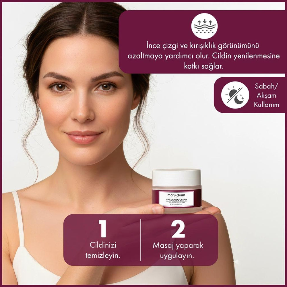 Maruderm Bakuchiol Face Cream Age-Defying Moisturizer 50 ml