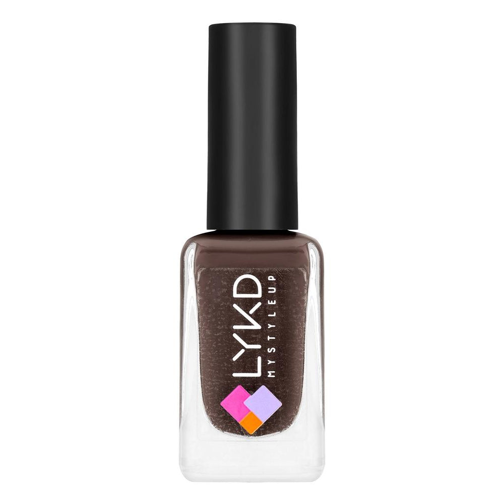LYKD My Style Up Nail Enamel 184 Dark Choco Glossy Polish