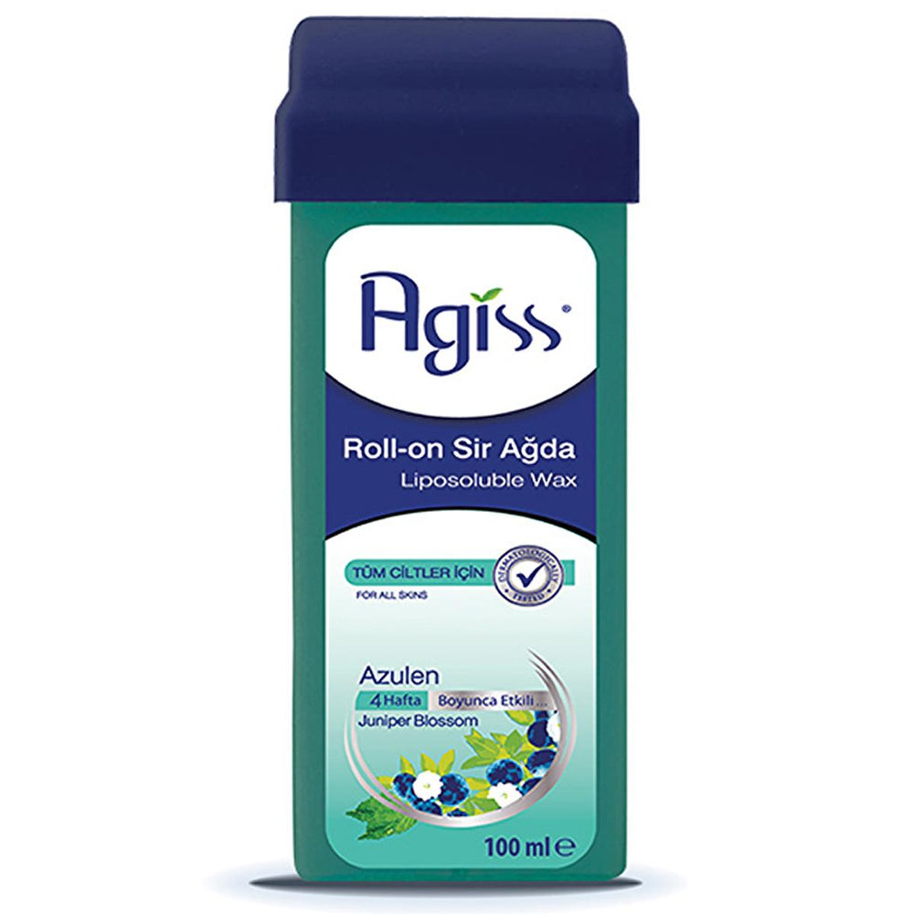 Agiss Azulen Roll-On Wax Hair Removal: 100% Natural Resin, Sugar-Free, Easy Application for All Skin Types Agiss Roll-On Wax: Natural Hair Removal for Smooth Skin roll-on wax, hair removal, natural resin wax, sugar-free wax, at home waxing, waxing for all skin types, easy wax application, short hair removal wax, azulen wax, wax, waxing, resin, hair removal for all skin types, natural hair removal, hair removal at home, body hair removal, facial hair removal, natural resin, sugar-free, easy application, smoo