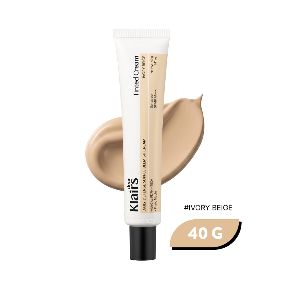 Klairs Daily Defense Supple Blemish Cream SPF40 Ivory Beige 40g