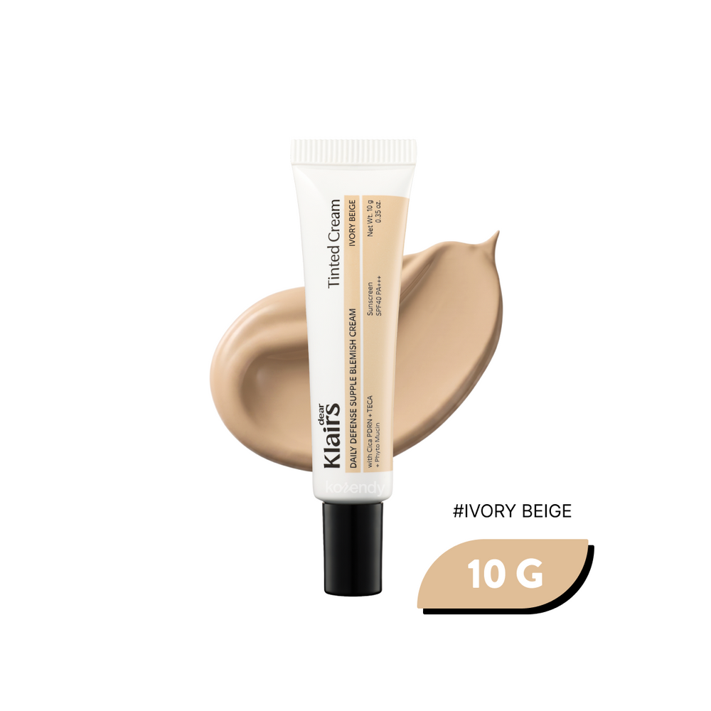 Klairs Daily Defense Supple Blemish Cream SPF40 Ivory Beige 10g