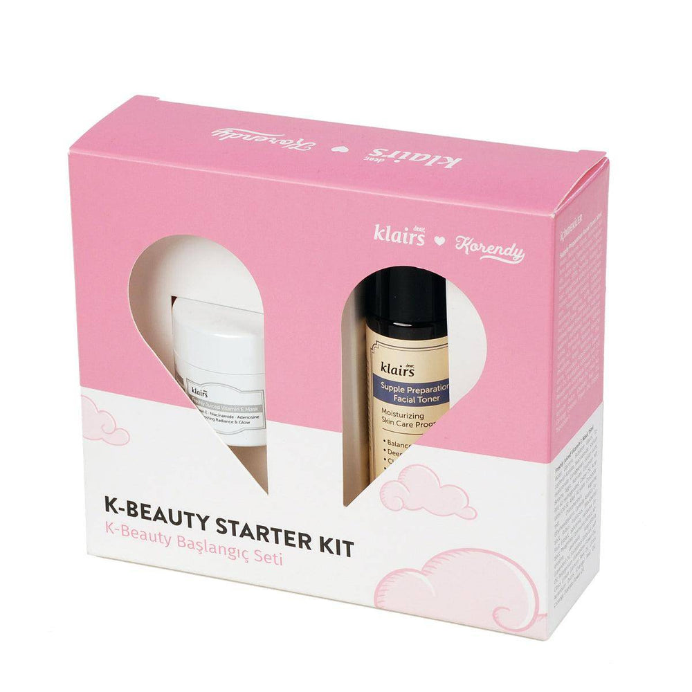 Klairs Skincare Starter Set Hydrating Toner and Vitamin E Mask 2pc