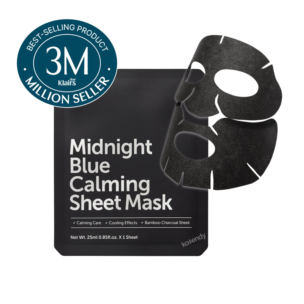 Klairs Midnight Blue Calming Sheet Mask Soothing Pore Care 25ml