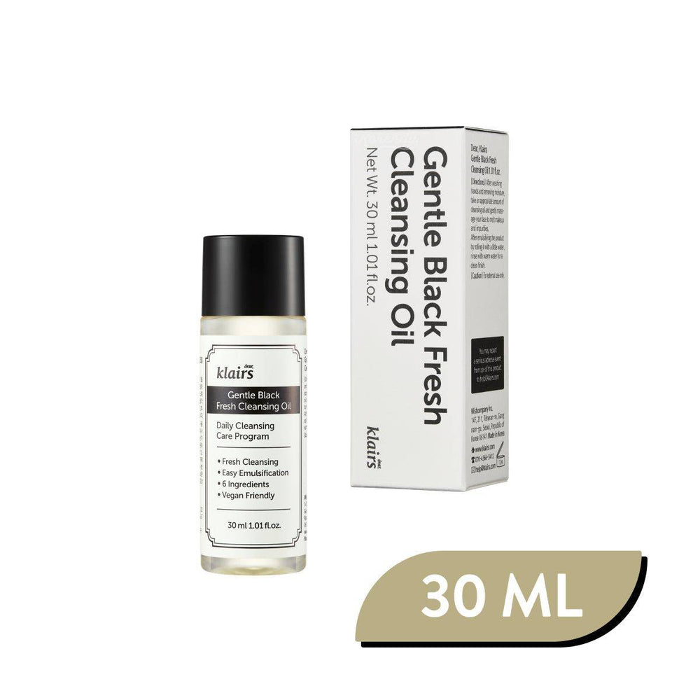 Klairs Gentle Black Fresh Cleansing Oil Sebum Balancing 30ml