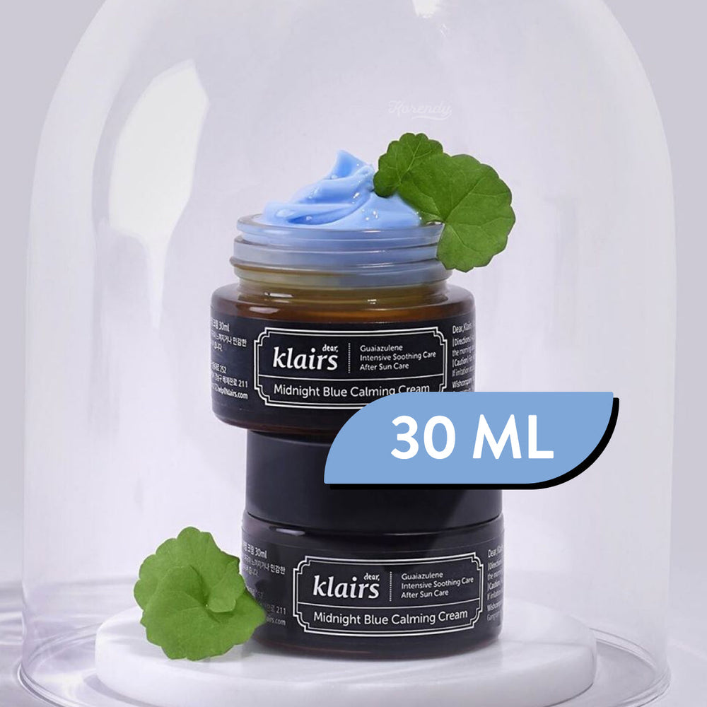 Klairs Midnight Blue Calming Cream Soothing Centella Formula 30ml