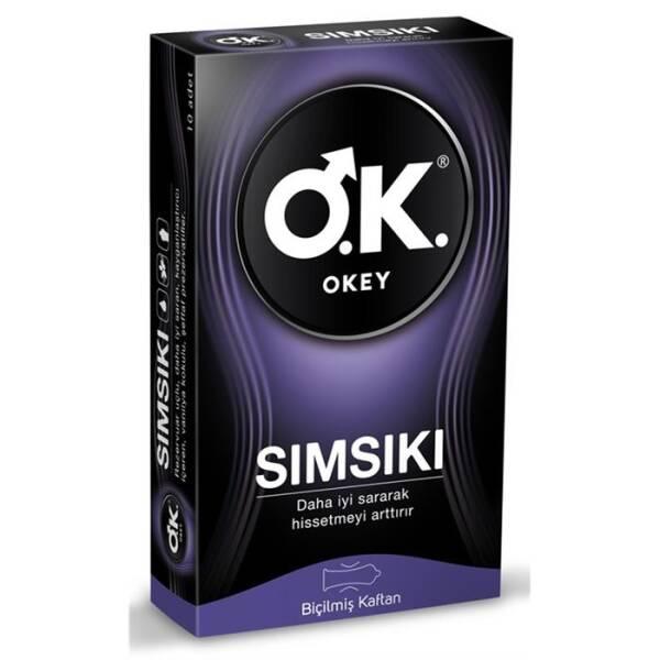 Okey Tight Fit Condoms - Snug & Comfortable Protection, Pack of 10 - Intimate Care