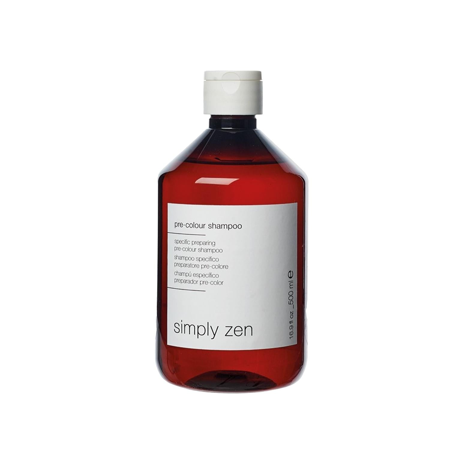 Simply Zen Pre Color Şampuan 500 ml - Protect Hair Color Before Coloring | 16.91 fl oz Simply Zen Pre Color Şampuan 500 ml - Protect Hair Color pre-color shampoo, hair color protection, Simply Zen shampoo, 500 ml shampoo, 16.91 fl oz shampoo, hair care before coloring, hair color preservation, vibrant hair color, long-lasting hair color