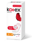 Kotex Slim Daily Liners Deodorized 18-Pack