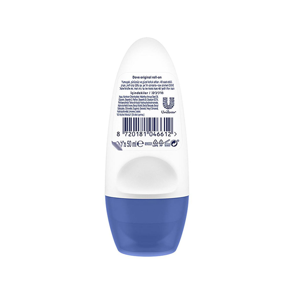 Dove Original: 48-Hour Antiperspirant Roll On Deodorant for Women - Moisturizing, Alcohol-Free, Sensitive Skin Formula with Natural Care Oil Dove Original Roll On: 48H Protection & Moisturizing Deodorant Dove deodorant, roll on deodorant for women, antiperspirant deodorant, deodorant for sensitive skin, long lasting deodorant, moisturizing deodorant, alcohol free deodorant, Dove Original roll on, 48 hour deodorant, women's deodorant, sensitive skin deodorant, skincare deodorant, underarm care, personal care