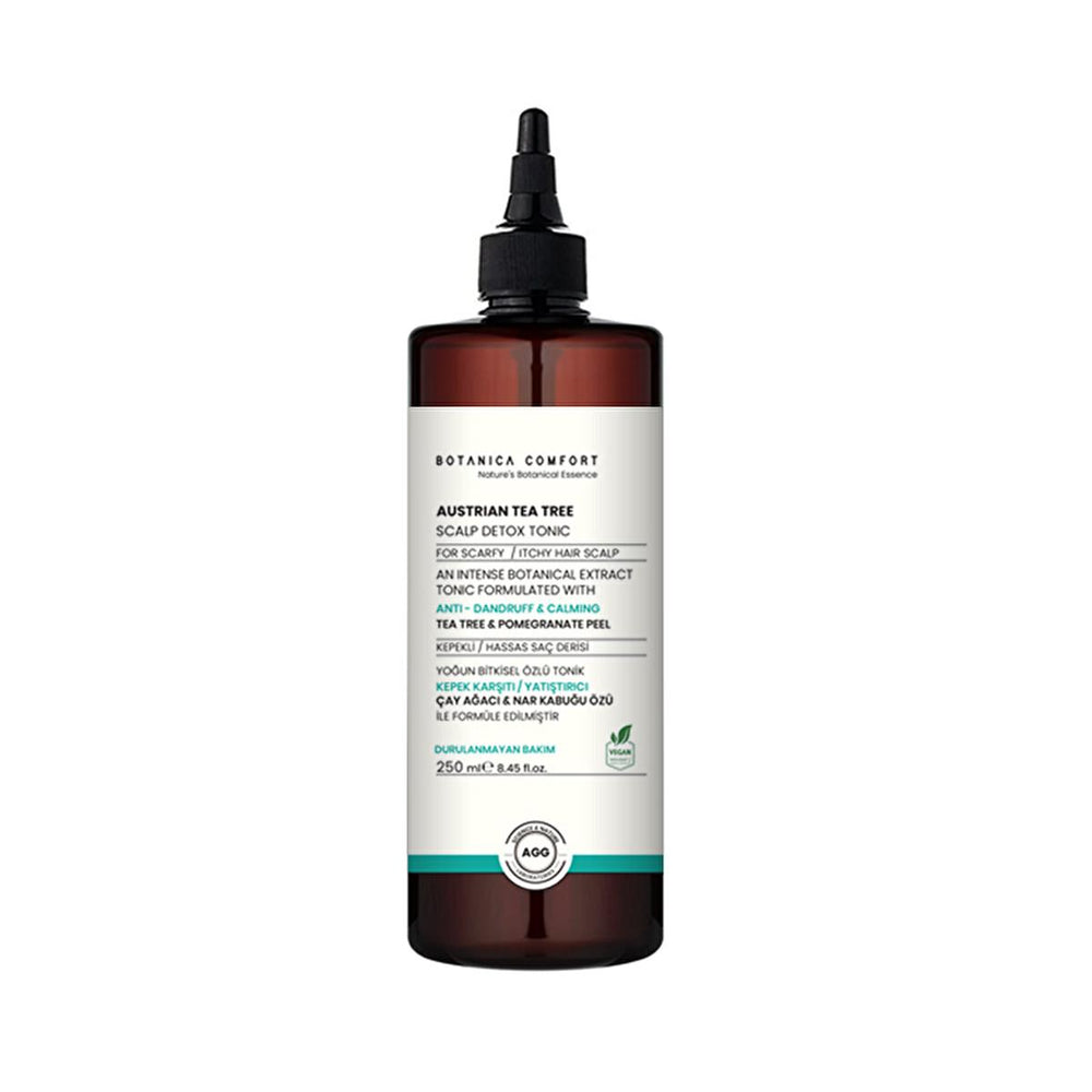 Botanica Comfort Austrian Tea Tree Scalp Detox Toner - Soothe & Detoxify Scalp, Anti-Dandruff & Itch Relief, 8.45 fl - Toner