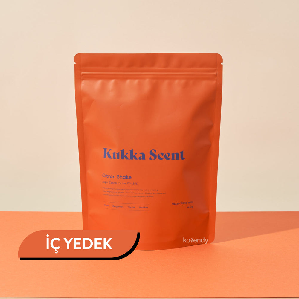 Kukka Scent Citron Shake Sugar Candle Pearl Wax 250g