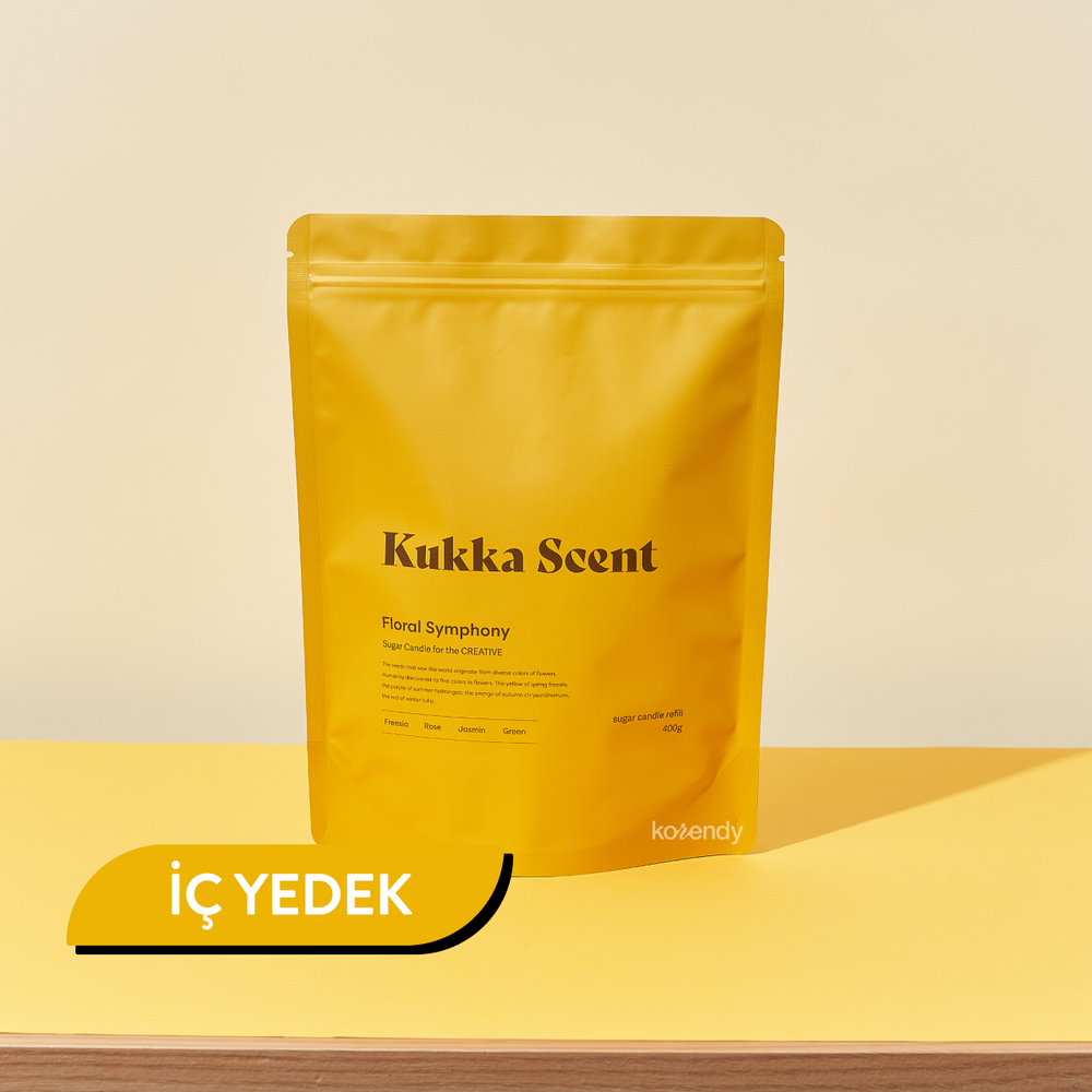 Kukka Scent Floral Symphony Sugar Candle Pearl Wax 250g