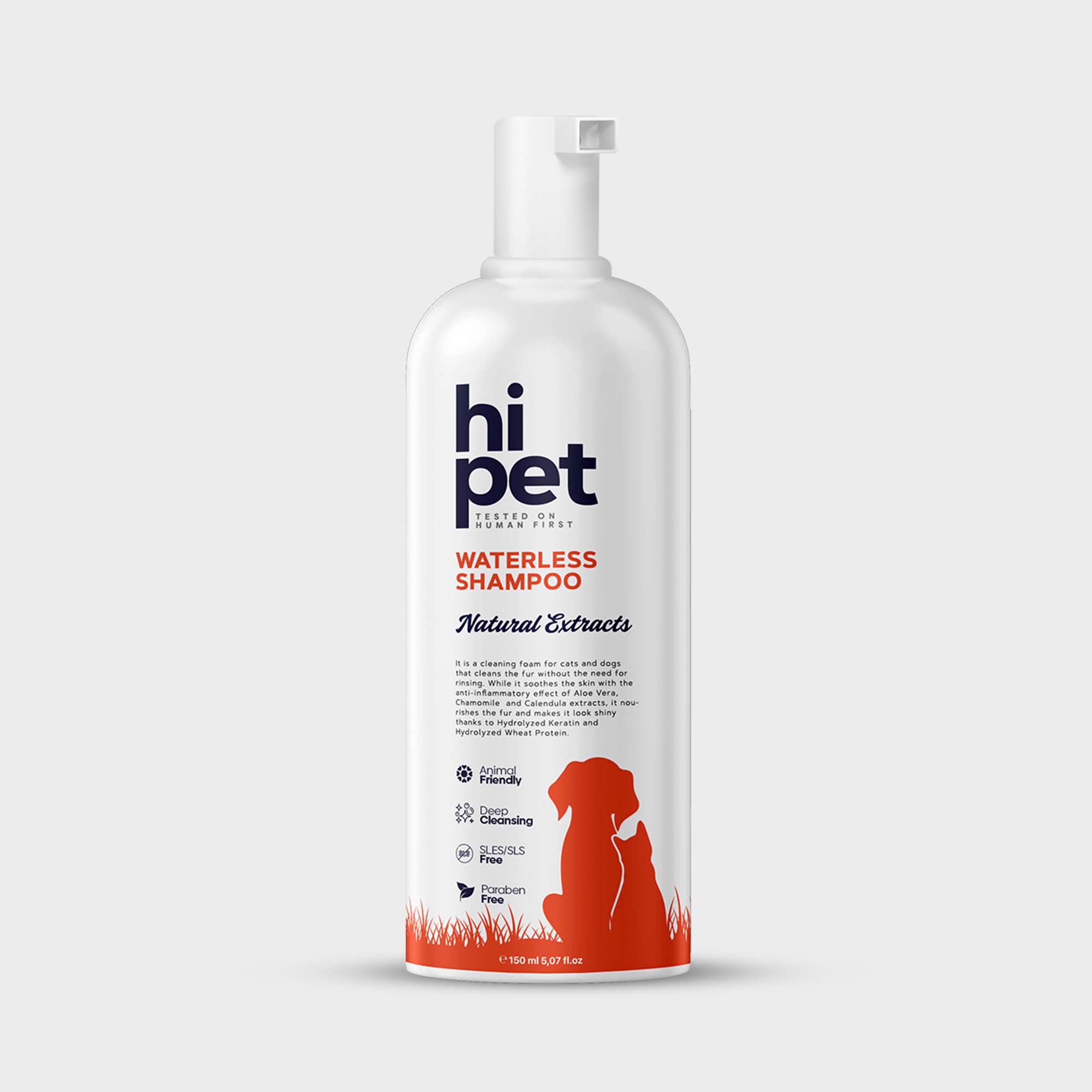 HiPet Dry Shampoo for Dogs and Cats